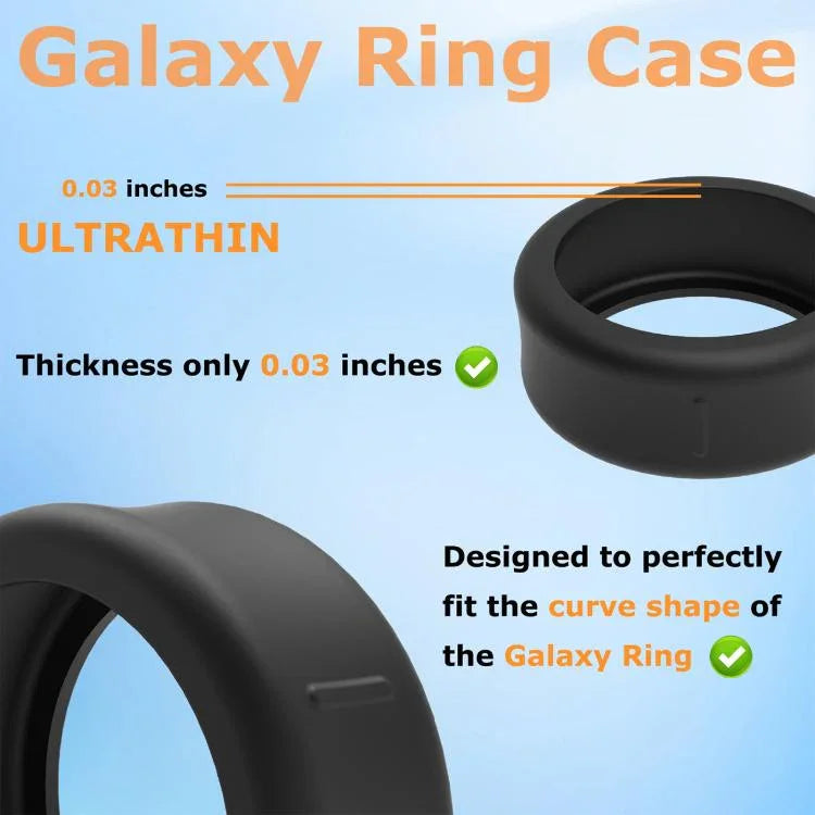 xDfind pour Samsung Galaxy Ring Smart Ring Coque en Silicone, S, M