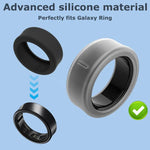 xDfind pour Samsung Galaxy Ring Smart Ring Coque en Silicone, S, M