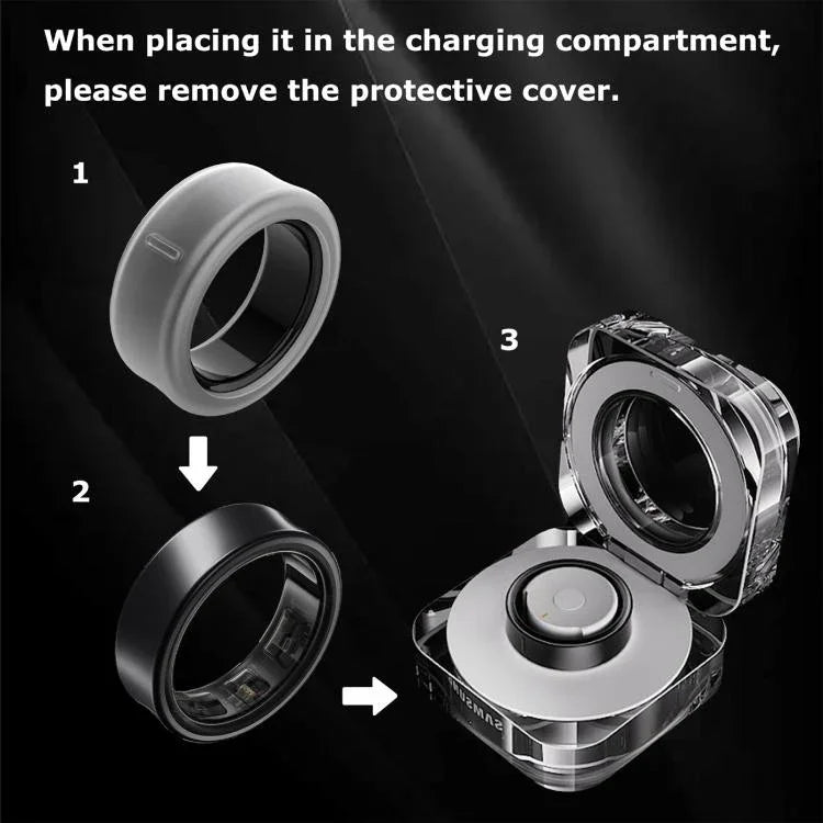 xDfind pour Samsung Galaxy Ring Smart Ring Coque en Silicone, S, M
