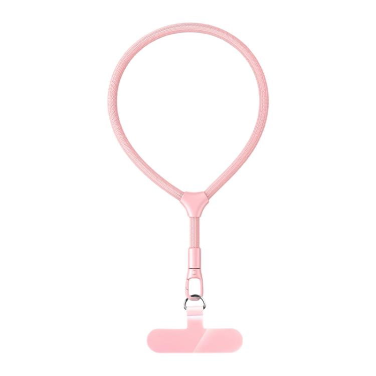 Dragonne de téléphone ajustable en corde de polyester de 7 mm en forme de raquette avec joint