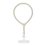 Dragonne de téléphone ajustable en corde de polyester de 7 mm en forme de raquette avec joint