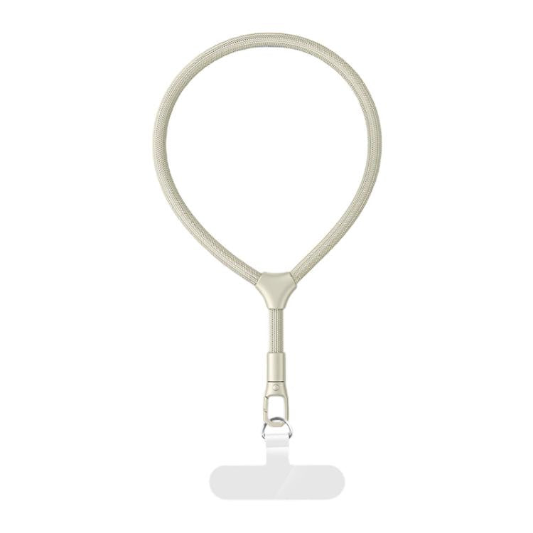 Dragonne de téléphone ajustable en corde de polyester de 7 mm en forme de raquette avec joint