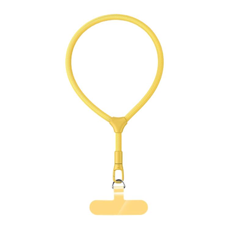 Dragonne de téléphone ajustable en corde de polyester de 7 mm en forme de raquette avec joint