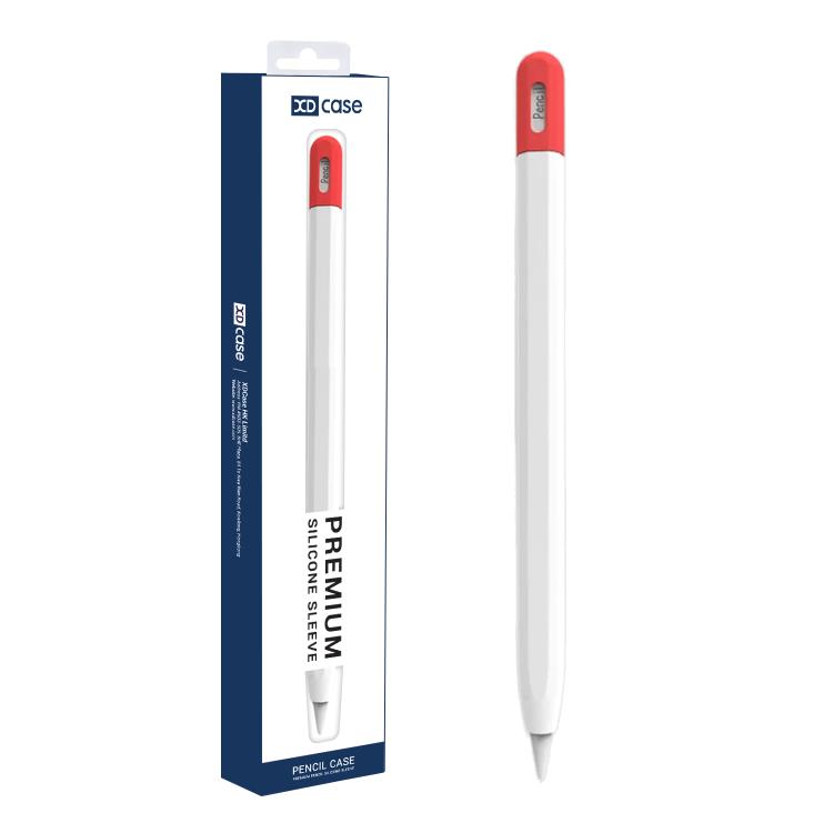 Étui de protection en silicone de couleur contrastée XDcase pour stylet, pour Apple Pencil Pro / 2, pour Apple Pencil Pro / 2 / 1, pour Apple Pencil USB-C / 3