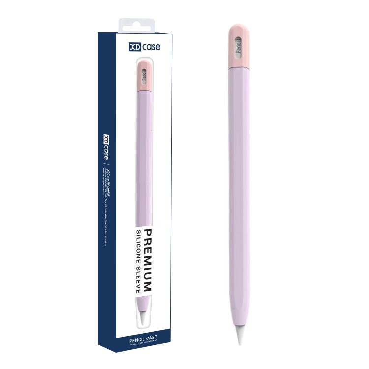 Étui de protection en silicone de couleur contrastée XDcase pour stylet, pour Apple Pencil Pro / 2, pour Apple Pencil Pro / 2 / 1, pour Apple Pencil USB-C / 3