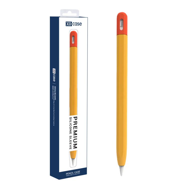 Étui de protection en silicone de couleur contrastée XDcase pour stylet, pour Apple Pencil Pro / 2, pour Apple Pencil Pro / 2 / 1, pour Apple Pencil USB-C / 3