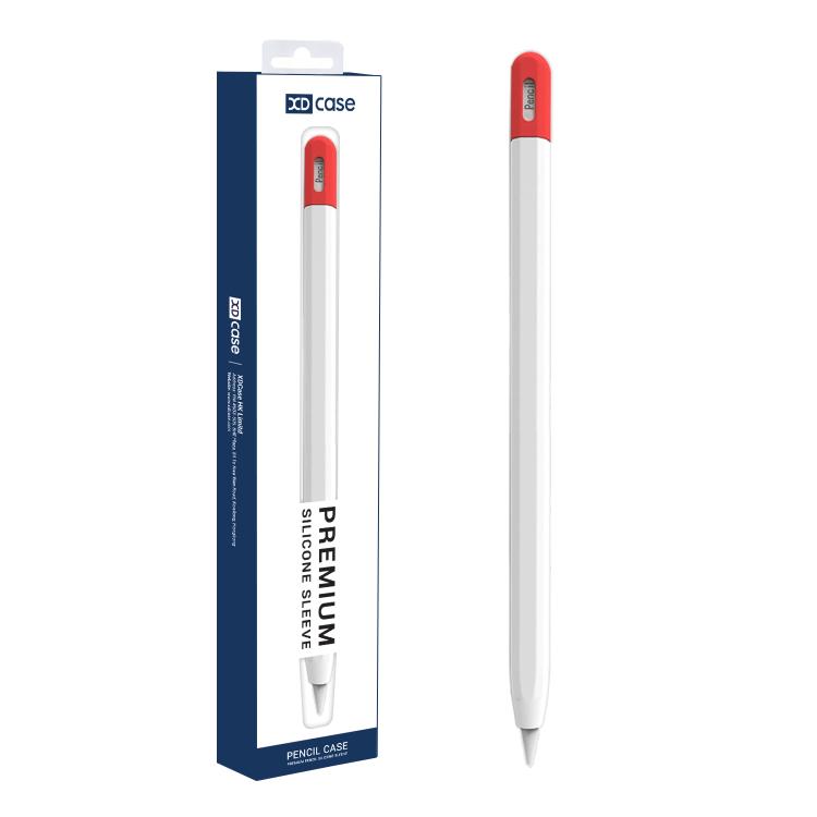 Étui de protection en silicone de couleur contrastée XDcase pour stylet, pour Apple Pencil Pro / 2, pour Apple Pencil Pro / 2 / 1, pour Apple Pencil USB-C / 3