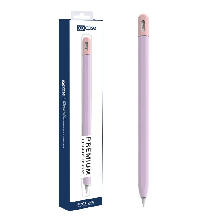 Étui de protection en silicone de couleur contrastée XDcase pour stylet, pour Apple Pencil Pro / 2, pour Apple Pencil Pro / 2 / 1, pour Apple Pencil USB-C / 3