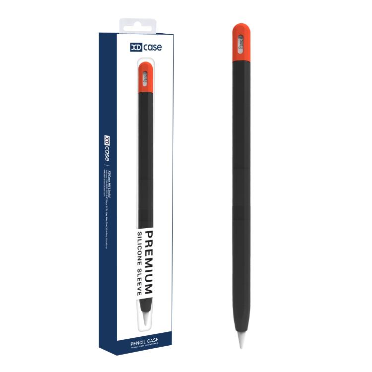 Étui de protection en silicone de couleur contrastée XDcase pour stylet, pour Apple Pencil Pro / 2, pour Apple Pencil Pro / 2 / 1, pour Apple Pencil USB-C / 3