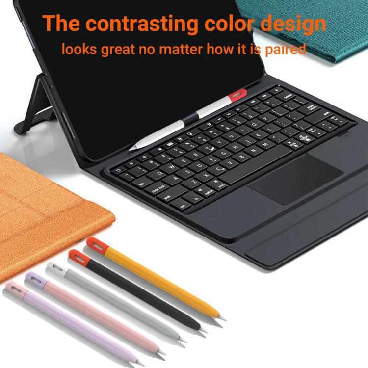 Étui de protection en silicone de couleur contrastée XDcase pour stylet, pour Apple Pencil Pro / 2, pour Apple Pencil Pro / 2 / 1, pour Apple Pencil USB-C / 3