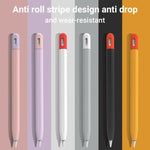 Étui de protection en silicone de couleur contrastée XDcase pour stylet, pour Apple Pencil Pro / 2, pour Apple Pencil Pro / 2 / 1, pour Apple Pencil USB-C / 3
