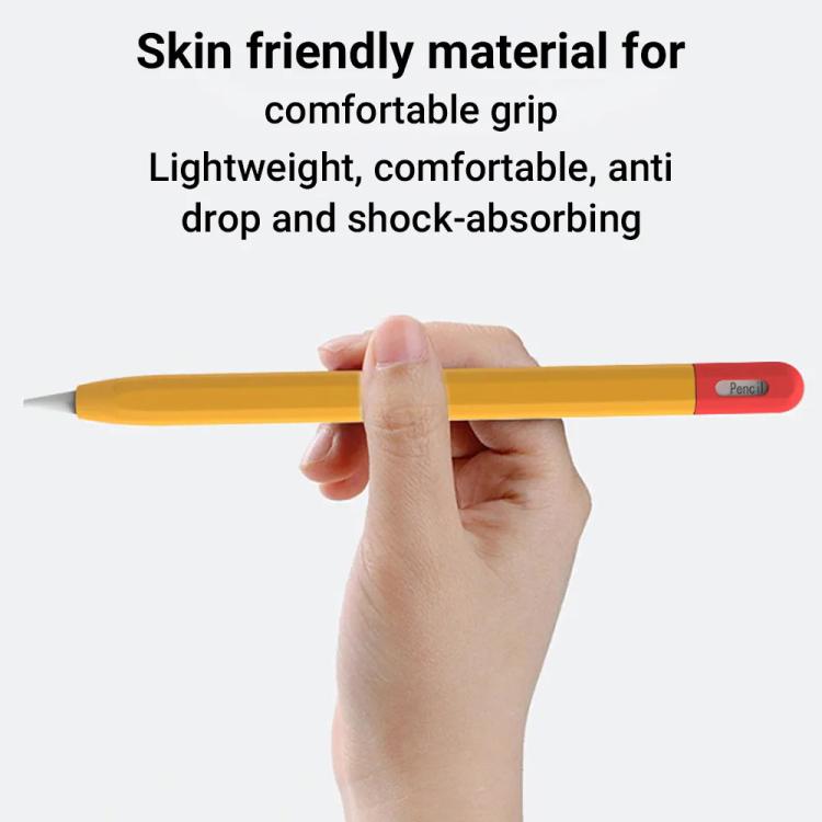 Étui de protection en silicone de couleur contrastée XDcase pour stylet, pour Apple Pencil Pro / 2, pour Apple Pencil Pro / 2 / 1, pour Apple Pencil USB-C / 3