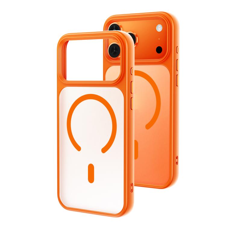Coque de téléphone hybride PC et TPU MagSafe à sensation peau vaporisée d'huile, pour iPhone 17 Pro Max, pour iPhone 17 Pro, pour iPhone 17