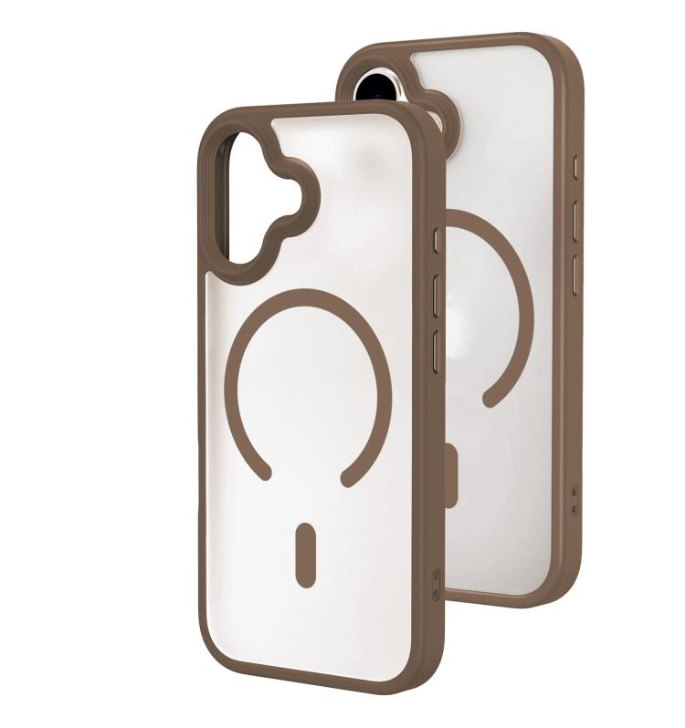 Coque de téléphone hybride PC et TPU MagSafe à sensation peau vaporisée d'huile, pour iPhone 17 Pro Max, pour iPhone 17 Pro, pour iPhone 17