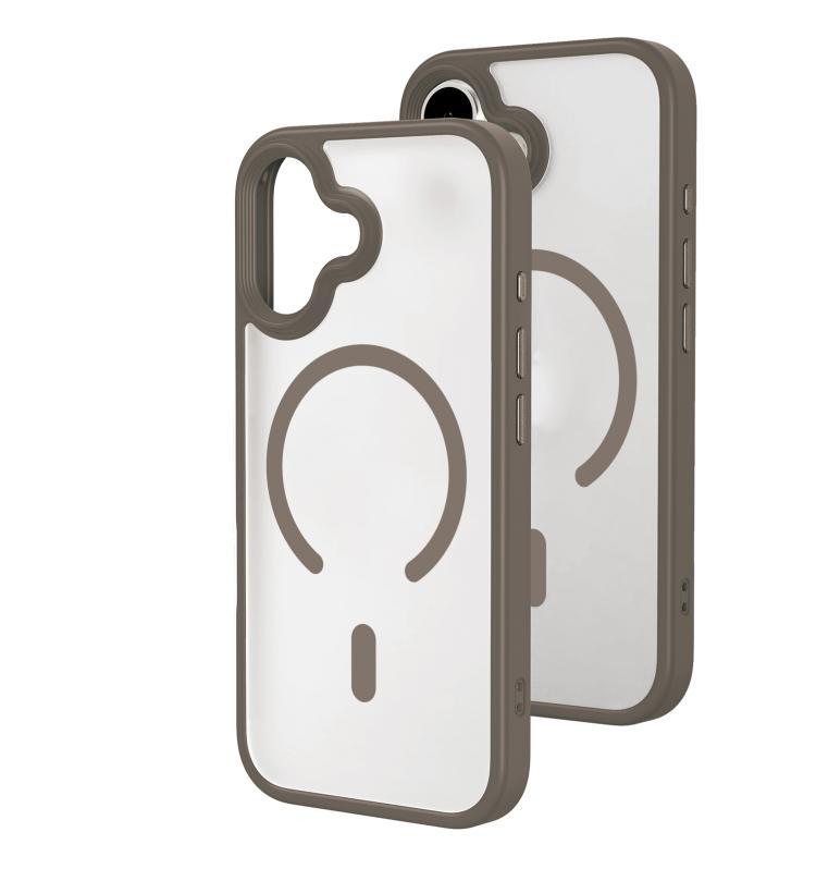 Coque de téléphone hybride PC et TPU MagSafe à sensation peau vaporisée d'huile, pour iPhone 17 Pro Max, pour iPhone 17 Pro, pour iPhone 17