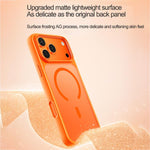 Coque de téléphone hybride PC et TPU MagSafe à sensation peau vaporisée d'huile, pour iPhone 17 Pro Max, pour iPhone 17 Pro, pour iPhone 17