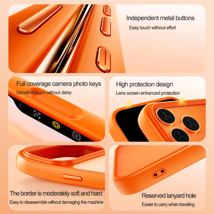 Coque de téléphone hybride PC et TPU MagSafe à sensation peau vaporisée d'huile, pour iPhone 17 Pro Max, pour iPhone 17 Pro, pour iPhone 17