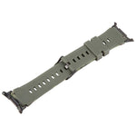 Bracelet de montre en silicone xDfind noir avec connecteur et imprimé camouflage, compatible avec Samsung Galaxy Watch Ultra / Ultra 2025 et Samsung Galaxy Watch8 / Watch8 Classic.
