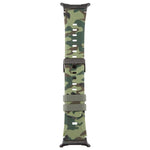 xDfind Black Connector Camouflage Print Silicone Watch Band, For Samsung Galaxy Watch Ultra / Ultra 2025, For Samsung Galaxy Watch8 / Watch8 Classic