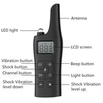 Remote Control Electric Shock Vibration Warning Pet Barking Stopper Waterproof Electronic Collar, 1 Drag 1, 1 Drag 2, 1 Drag 3