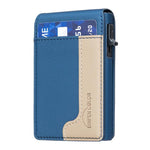 BFK28 Sac de cartes magnétique MagSafe en cuir colorblock