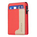 BFK28 Sac de cartes magnétique MagSafe en cuir colorblock