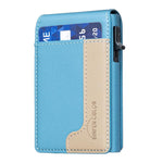BFK28 Sac de cartes magnétique MagSafe en cuir colorblock