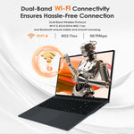 Ordinateur portable GXMO T160 16 pouces Windows 11, 16GB+512GB, processeur AMD Ryzen 5 7430U Hexa Core, prise EU, prise US, prise UK, prise AU