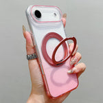 Coque de téléphone MagSafe avec support rotatif à 360 degrés et dégradé transparent, pour iPhone 17 Pro Max, pour iPhone 17 Pro, pour iPhone 17, pour iPhone Air, pour iPhone 16 Pro Max, pour iPhone 16 Pro, pour iPhone 16 Plus, pour iPhone 16