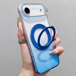 Coque de téléphone MagSafe avec support rotatif à 360 degrés et dégradé transparent, pour iPhone 17 Pro Max, pour iPhone 17 Pro, pour iPhone 17, pour iPhone Air, pour iPhone 16 Pro Max, pour iPhone 16 Pro, pour iPhone 16 Plus, pour iPhone 16