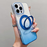 Coque de téléphone MagSafe avec support rotatif à 360 degrés et dégradé transparent, pour iPhone 17 Pro Max, pour iPhone 17 Pro, pour iPhone 17, pour iPhone Air, pour iPhone 16 Pro Max, pour iPhone 16 Pro, pour iPhone 16 Plus, pour iPhone 16