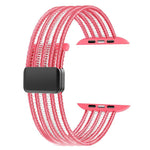 Bracelet de montre en nylon respirant effet fil de pêche, compatible avec Apple Watch 46 mm / 49 mm / 45 mm / 44 mm et Apple Watch S11 42 mm / 41 mm / 40 mm / 38 mm.