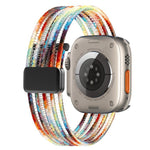 Bracelet de montre en nylon respirant effet fil de pêche, compatible avec Apple Watch 46 mm / 49 mm / 45 mm / 44 mm et Apple Watch S11 42 mm / 41 mm / 40 mm / 38 mm.