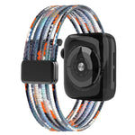 Bracelet de montre en nylon respirant effet fil de pêche, compatible avec Apple Watch 46 mm / 49 mm / 45 mm / 44 mm et Apple Watch S11 42 mm / 41 mm / 40 mm / 38 mm.