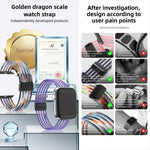 Bracelet de montre en nylon respirant effet fil de pêche, compatible avec Apple Watch 46 mm / 49 mm / 45 mm / 44 mm et Apple Watch S11 42 mm / 41 mm / 40 mm / 38 mm.