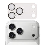 Film d'objectif d'appareil photo en verre trempé Glitter Ring, pour iPhone 17 Pro Max, pour iPhone 17 Pro