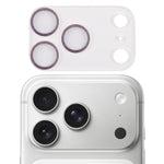 Film d'objectif d'appareil photo en verre trempé Glitter Ring, pour iPhone 17 Pro Max, pour iPhone 17 Pro