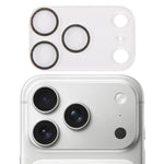 Film d'objectif d'appareil photo en verre trempé Glitter Ring, pour iPhone 17 Pro Max, pour iPhone 17 Pro