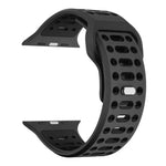 Bracelet de montre sport respirant en silicone bicolore xDfind, pour Apple Watch 46 mm / 49 mm / 45 mm / 44 mm