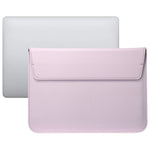 Sac pour ordinateur portable ultra-mince en cuir PU avec fonction de support, pour MacBook Air/Pro 11 pouces, pour MacBook Air/Pro 13 pouces, pour MacBook Air/Pro 15 pouces