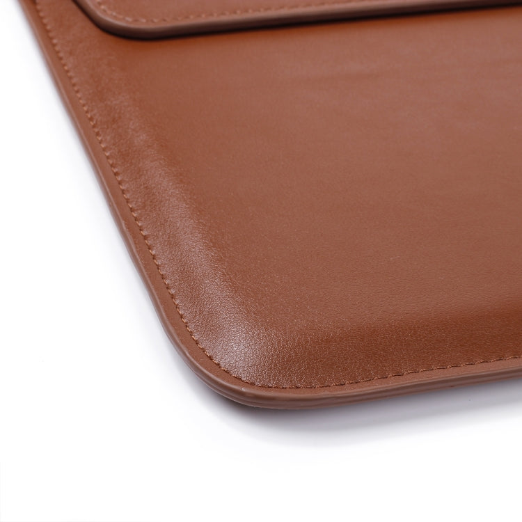 Sac pour ordinateur portable ultra-mince en cuir PU avec fonction de support, pour MacBook Air/Pro 11 pouces, pour MacBook Air/Pro 13 pouces, pour MacBook Air/Pro 15 pouces