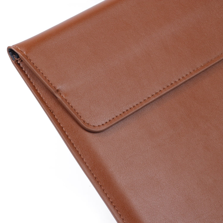 Sac pour ordinateur portable ultra-mince en cuir PU avec fonction de support, pour MacBook Air/Pro 11 pouces, pour MacBook Air/Pro 13 pouces, pour MacBook Air/Pro 15 pouces