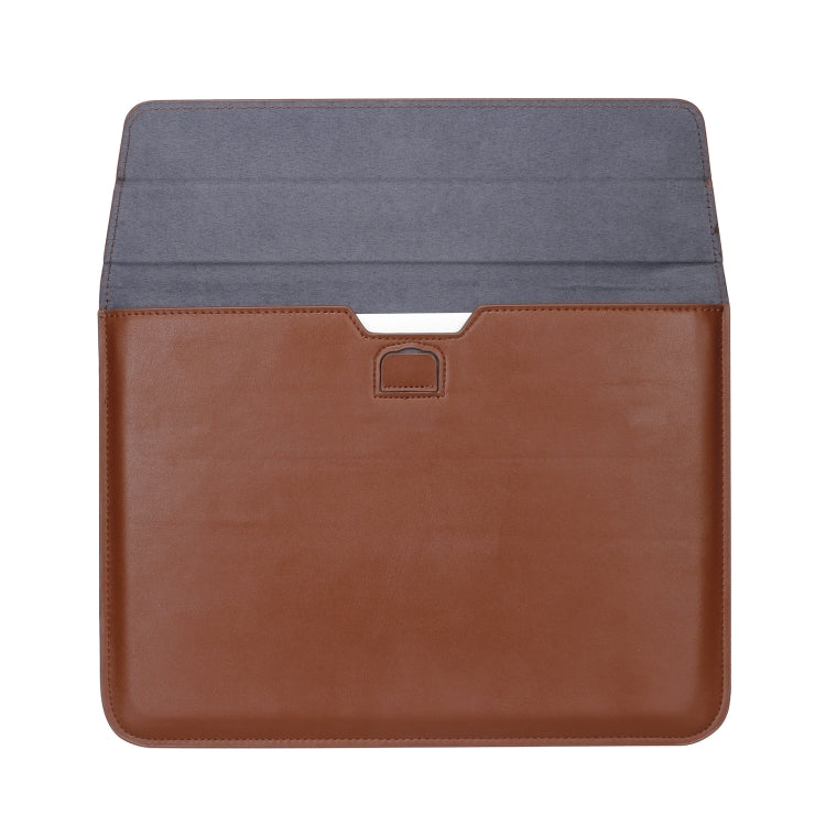Sac pour ordinateur portable ultra-mince en cuir PU avec fonction de support, pour MacBook Air/Pro 11 pouces, pour MacBook Air/Pro 13 pouces, pour MacBook Air/Pro 15 pouces