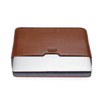 Sac pour ordinateur portable ultra-mince en cuir PU avec fonction de support, pour MacBook Air/Pro 11 pouces, pour MacBook Air/Pro 13 pouces, pour MacBook Air/Pro 15 pouces