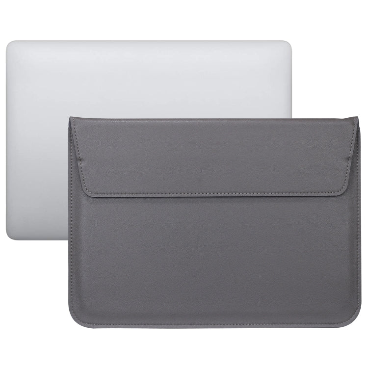 Sac pour ordinateur portable ultra-mince en cuir PU avec fonction de support, pour MacBook Air/Pro 11 pouces, pour MacBook Air/Pro 13 pouces, pour MacBook Air/Pro 15 pouces