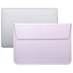 Sac pour ordinateur portable ultra-mince en cuir PU avec fonction de support, pour MacBook Air/Pro 11 pouces, pour MacBook Air/Pro 13 pouces, pour MacBook Air/Pro 15 pouces