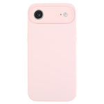 Coque de téléphone en silicone liquide Pure Color Fine Pore, Pour iPhone Air