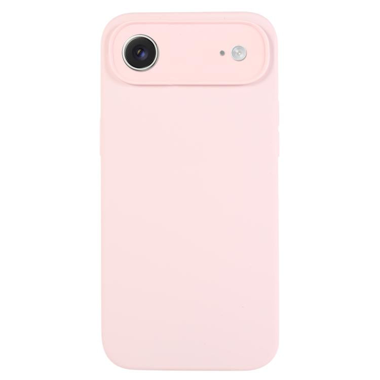Coque de téléphone en silicone liquide Pure Color Fine Pore, Pour iPhone Air