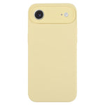 Coque de téléphone en silicone liquide Pure Color Fine Pore, Pour iPhone Air