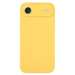 Coque de téléphone en silicone liquide Pure Color Fine Pore, Pour iPhone Air